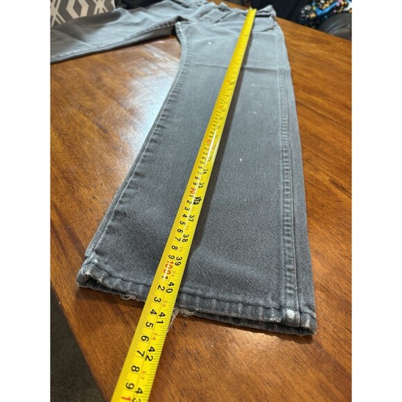 Vintage Wrangler Jeans Gray 9 X 32 Riding Cowgirl 80s Dark - Picture 5 of 9